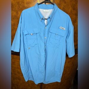 Columbia PFG Men’s XL Blue Fishing Shirt